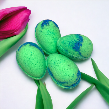 Speckled Egg Bath Bomb - Green - Sassy Citrus