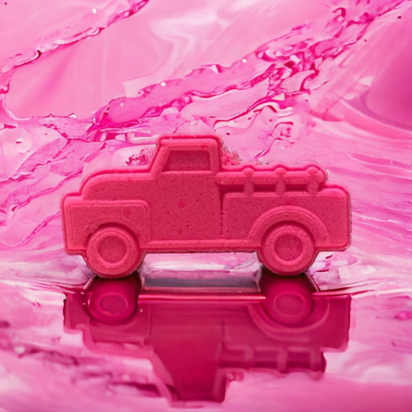 Vintage Truck Bath Bomb - Pink - Calla Lily Cosmetics + CL kids