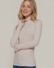 Ribbed Turtleneck-Taupe - Calla Lily Cosmetics + CL kids