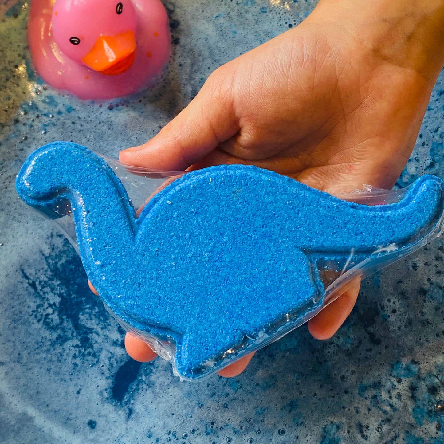 Dino Bath Bomb - Blue - Calla Lily Cosmetics + CL kids