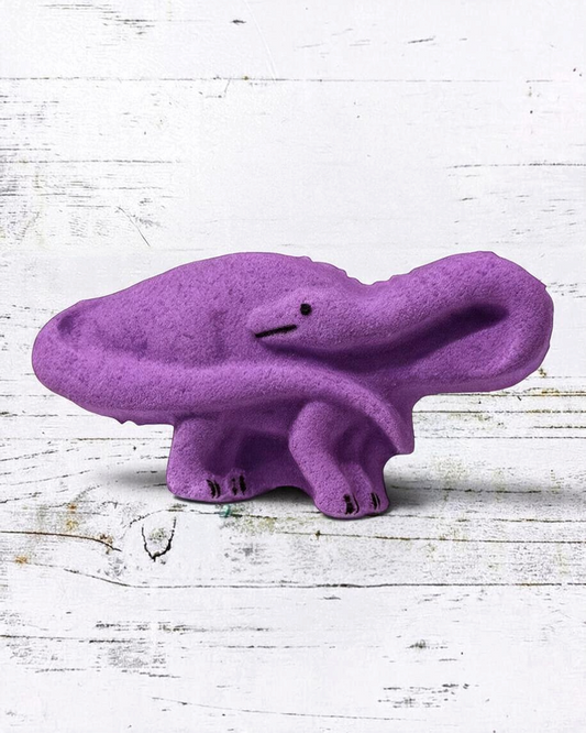 Med. Brontosaurus Bath Bomb l Grape l Purple