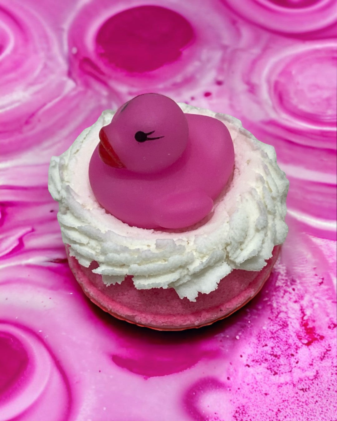 Bubbly Donut Bath Bomb - Pink - Calla Lily Cosmetics + CL kids