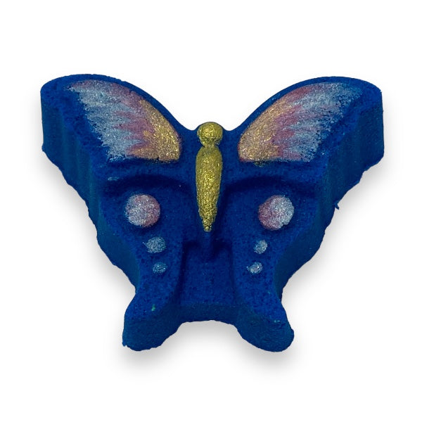 Butterfly Bath Bomb - Blue - Calla Lily Cosmetics + CL kids