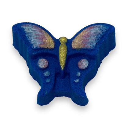 Butterfly Bath Bomb - Blue - Calla Lily Cosmetics + CL kids