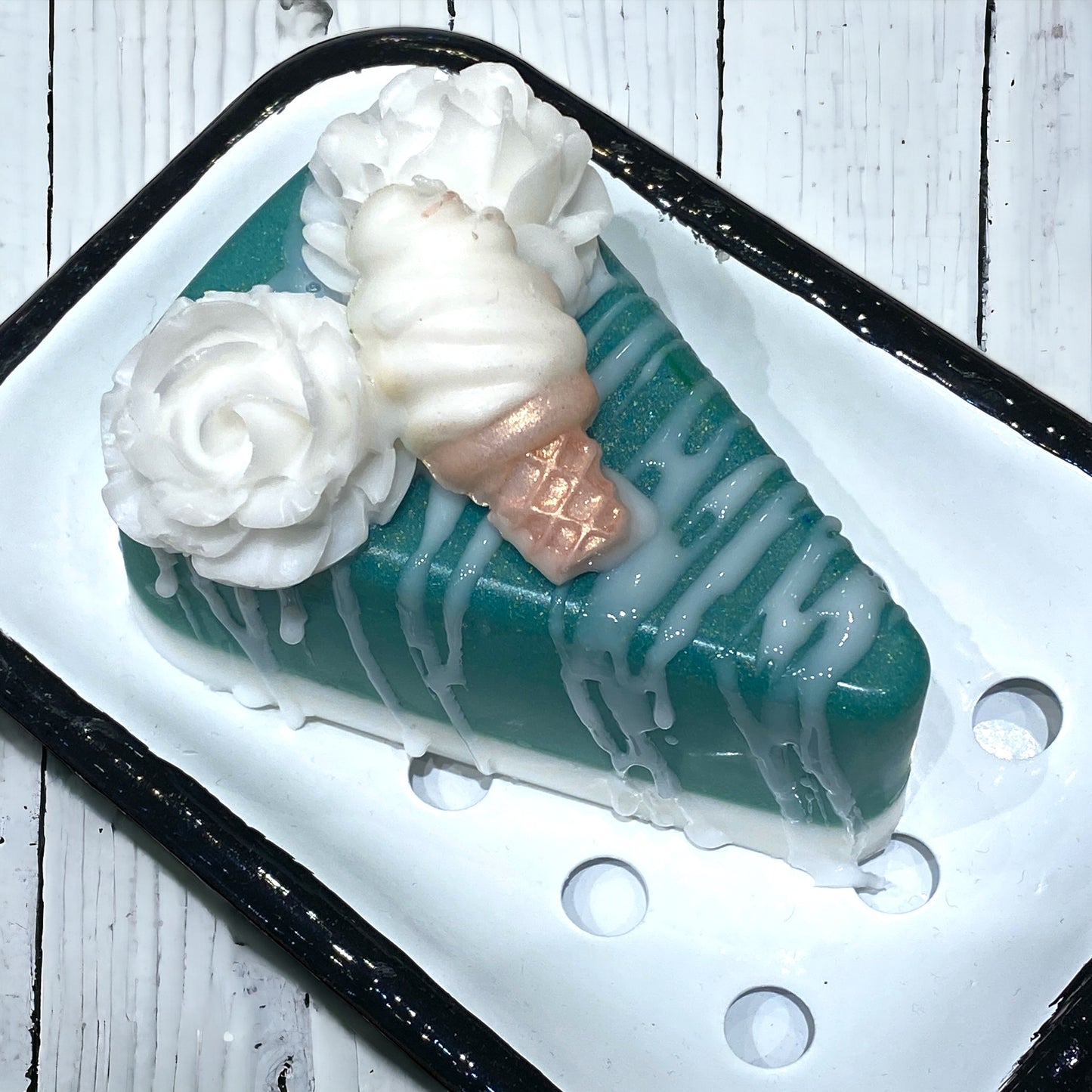 Cake Slice Soap - Green