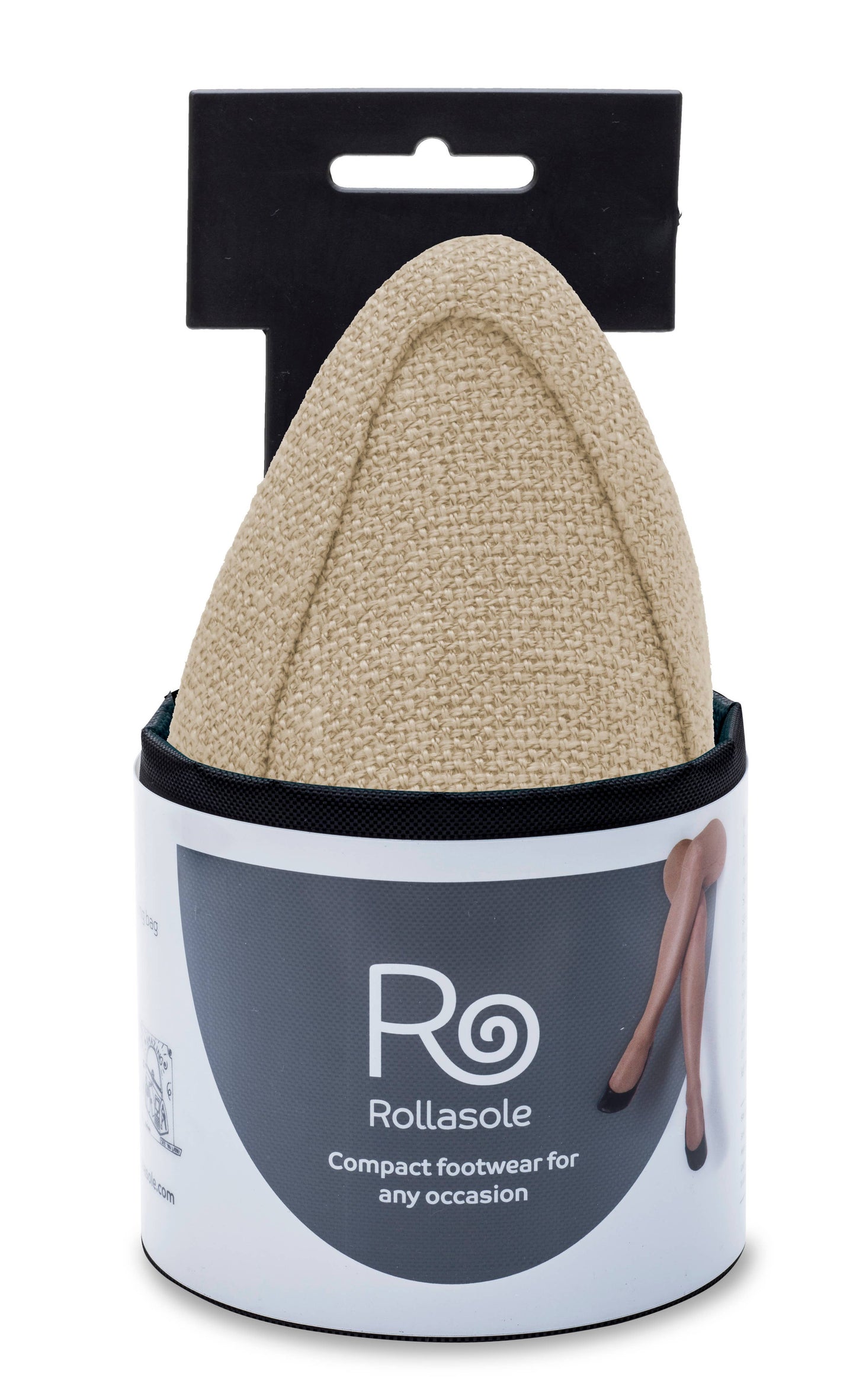 Rollasole foot-shaped product in packaging on a white background