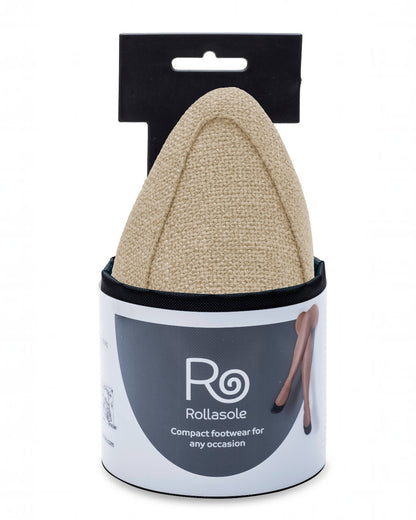 Rollasole foot-shaped product in packaging on a white background