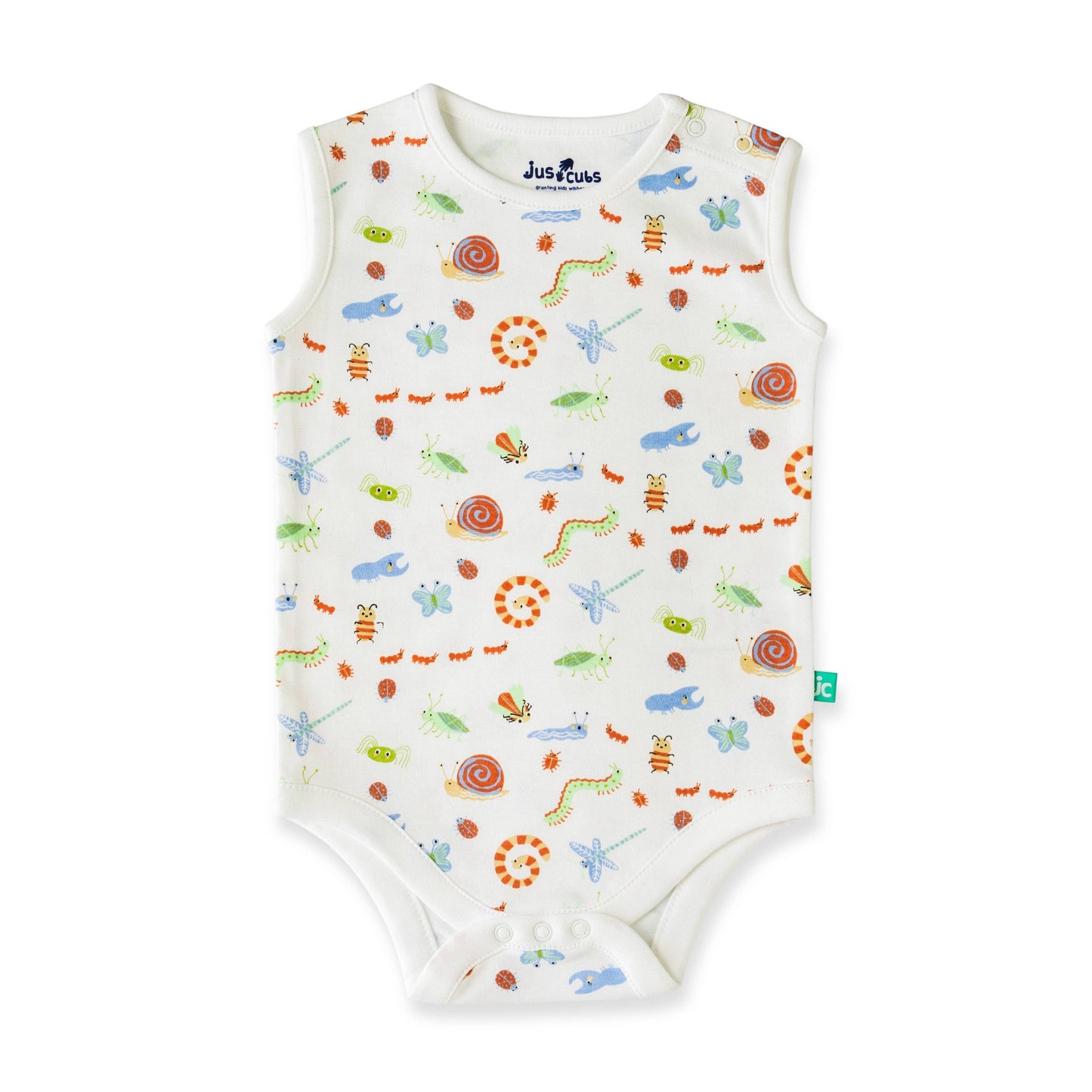 GentleCubs Snail and Cute Bugs Bodysuit 3pc Set