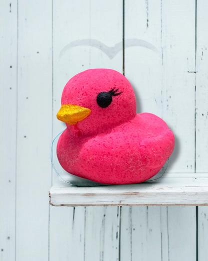Duckie Bath Bomb - Pink - Calla Lily Cosmetics + CL kids