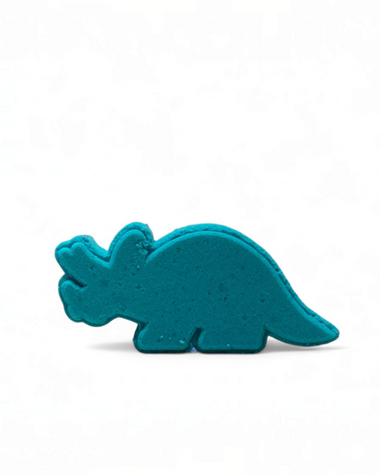 Triceratops Dino Bath Bomb - Teal - Calla Lily Cosmetics + CL kids