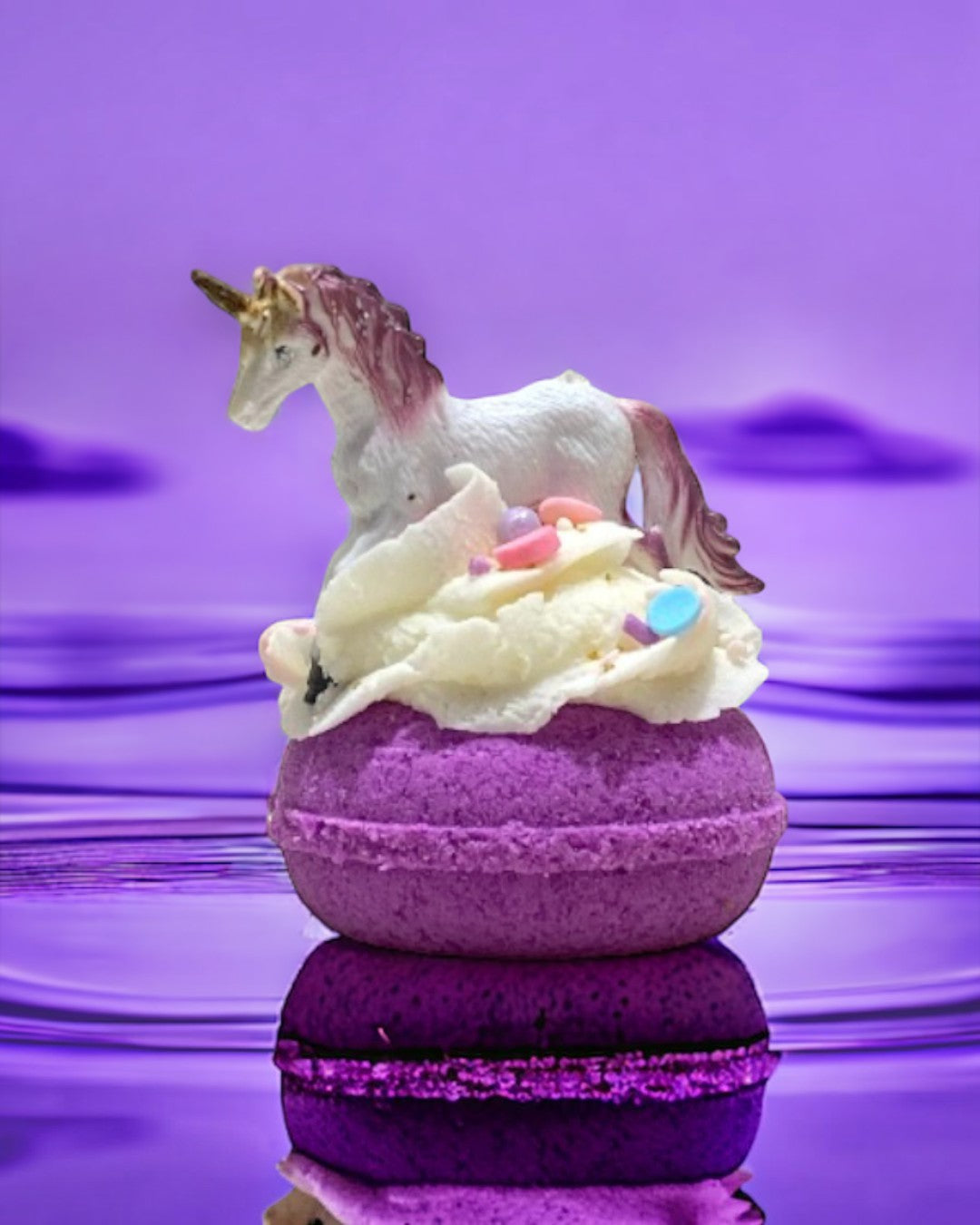 Bubbly Unicorn Donut Bath Bomb - Calla Lily Cosmetics + CL kids