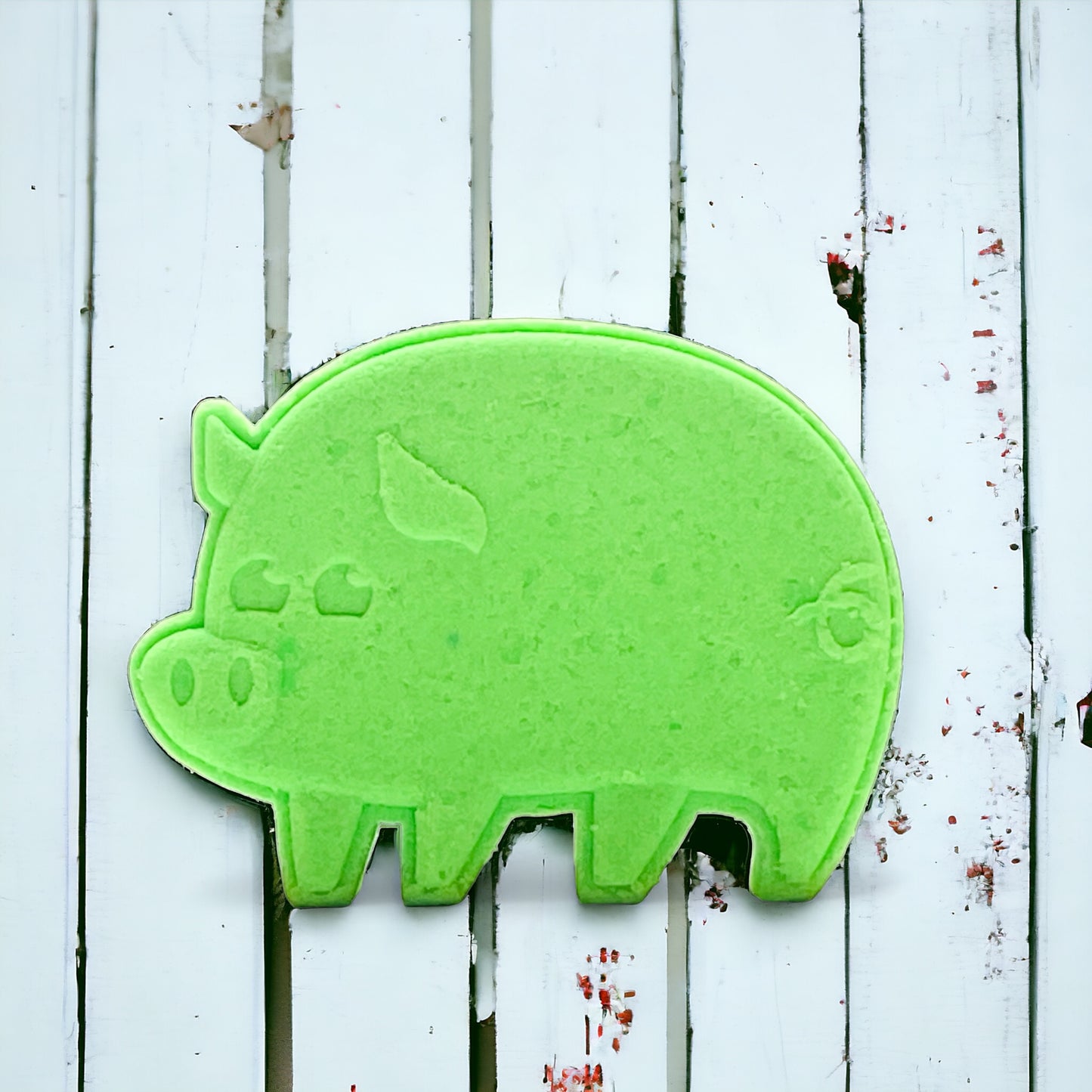 Piggy Bath Bomb - Green - Calla Lily Cosmetics + CL kids