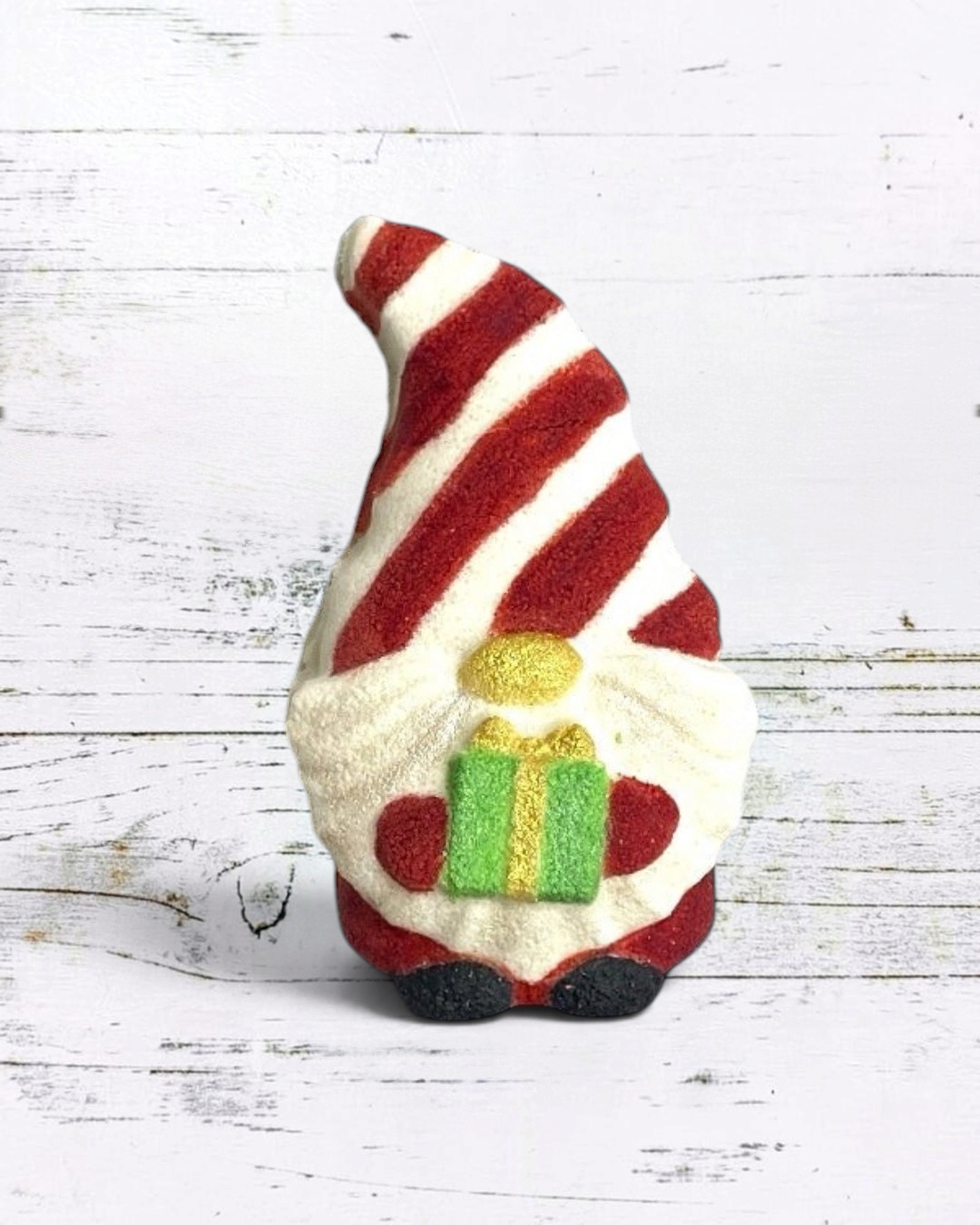 Gnome Bath Bomb - Holding Present 1