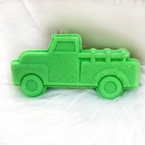 Vintage Truck Bath Bomb - Green - Calla Lily Cosmetics + CL kids