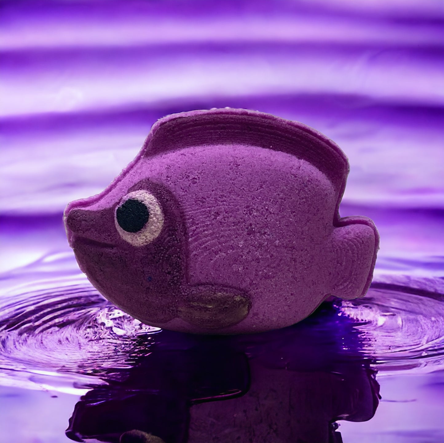 Fish Bath Bomb - Purple - Calla Lily Cosmetics + CL kids