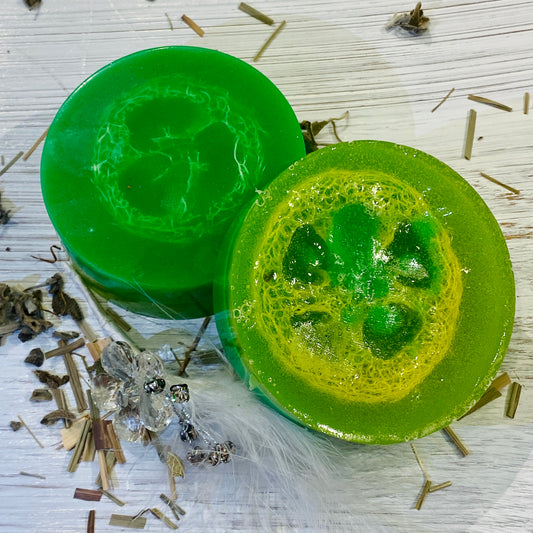 Green Tea and Lemongrass Loofah Soap