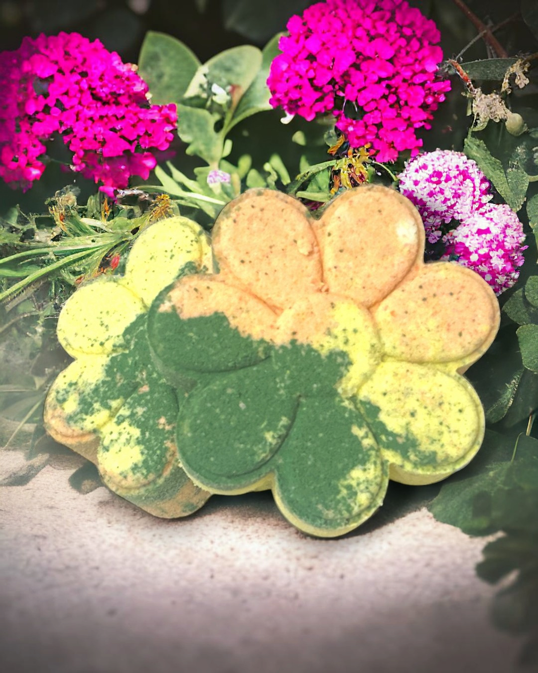 Sunflower Fields Flower Bath Bomb - Calla Lily Cosmetics + CL kids