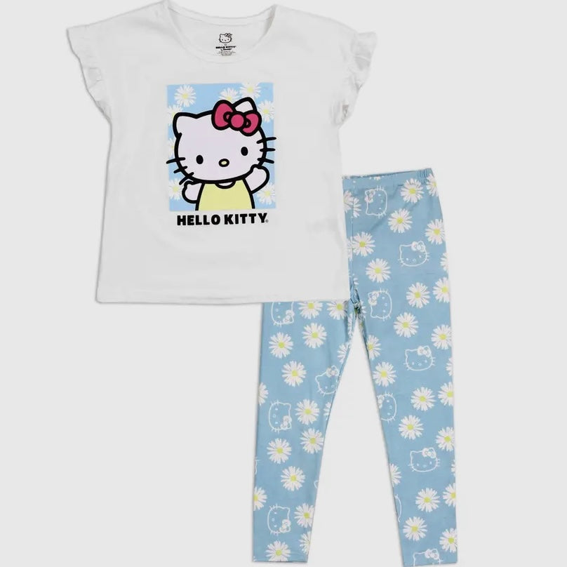 Hello Kitty Blue Legging Set - Calla Lily Cosmetics + CL kids