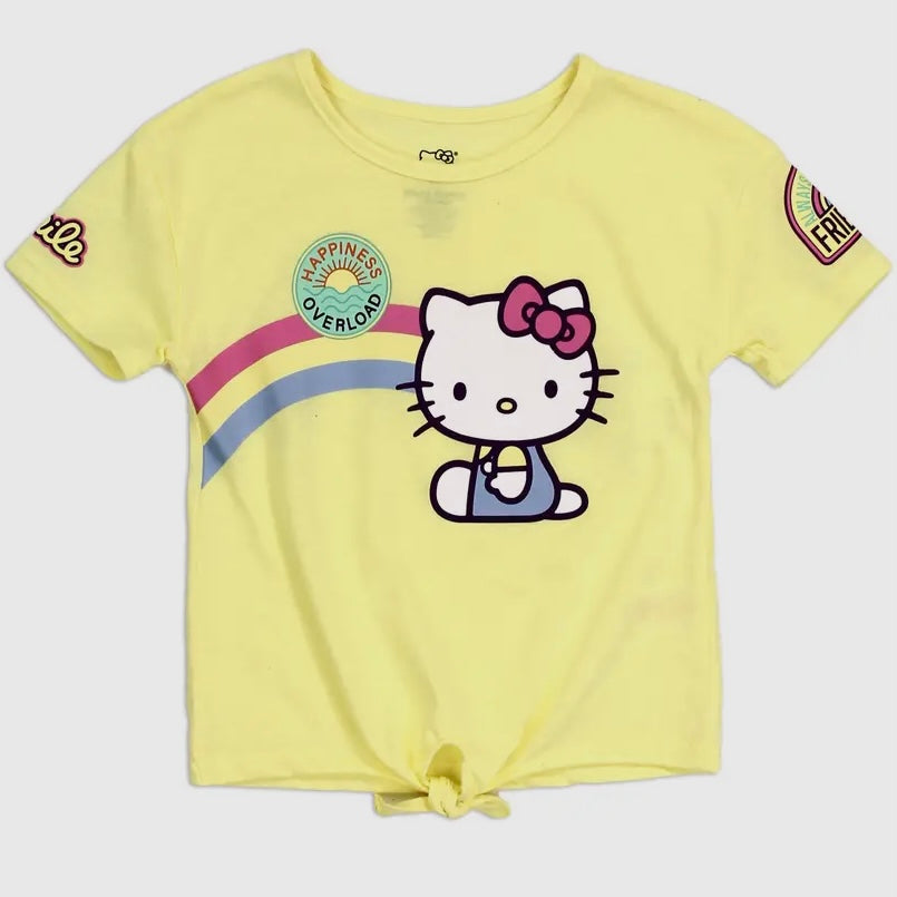 Hello Kitty Yellow Top - Calla Lily Cosmetics + CL kids