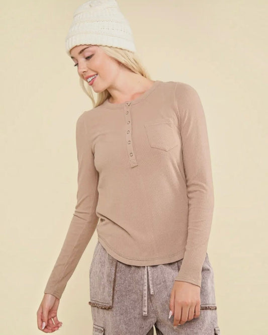 Soft brushed knit top - Calla Lily Cosmetics + CL kids