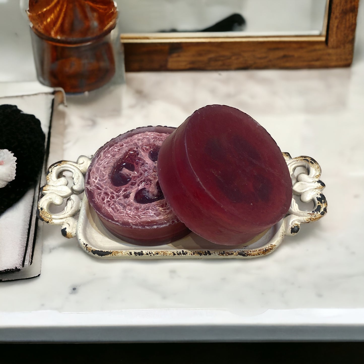 Cranberry Spice Loofah Soap - Calla Lily Cosmetics + CL kids