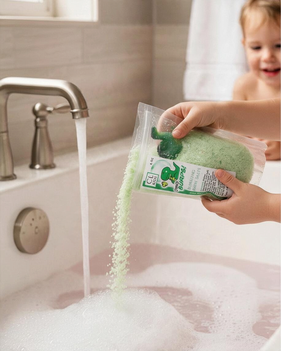 Dino Burps Bubbling Bath Salts