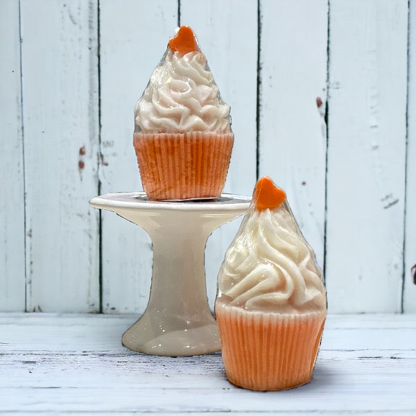 Small Cupcake Soap - Orange