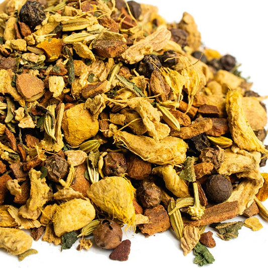 Turmeric Tonic TEa on white background