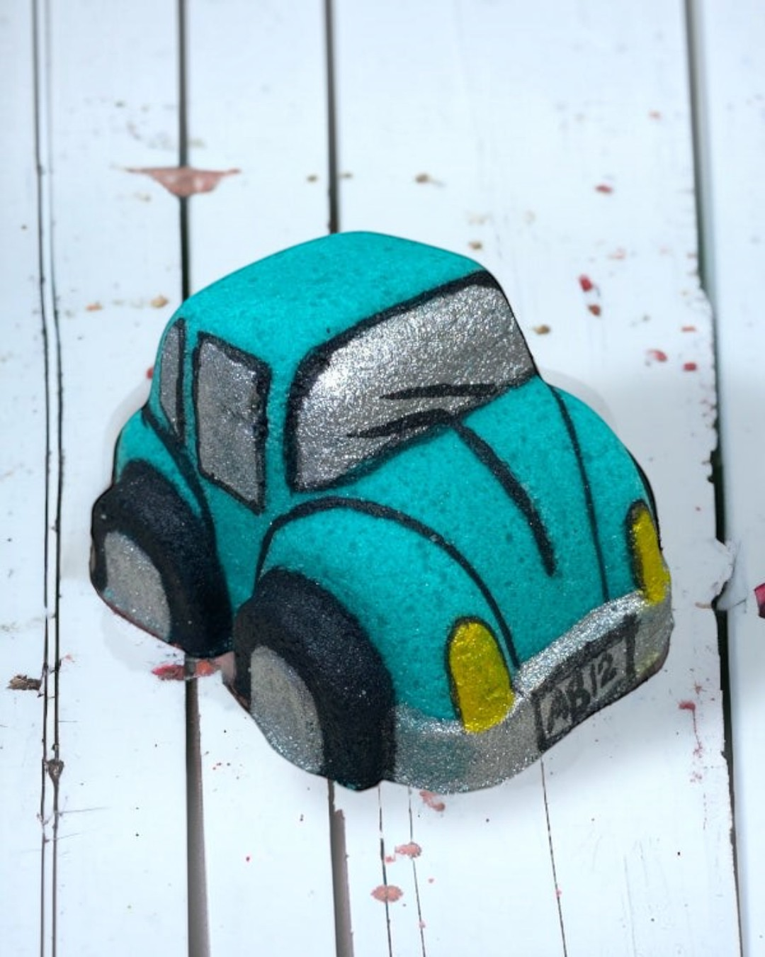 Volkswagen Bug Car Bath Bomb - Teal - Calla Lily Cosmetics + CL kids