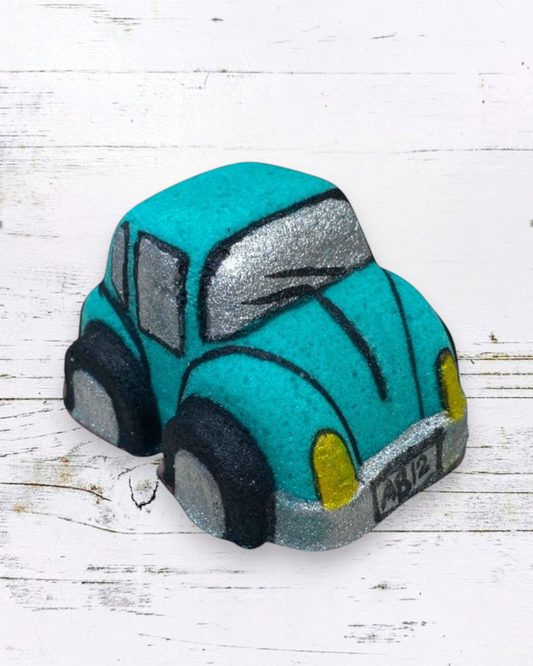 Volkswagen Bug Car Bath Bomb - Teal - Calla Lily Cosmetics + CL kids