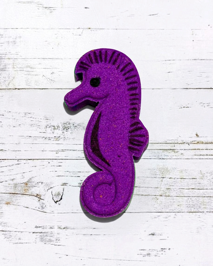Seahorse Bath Bomb - Purple