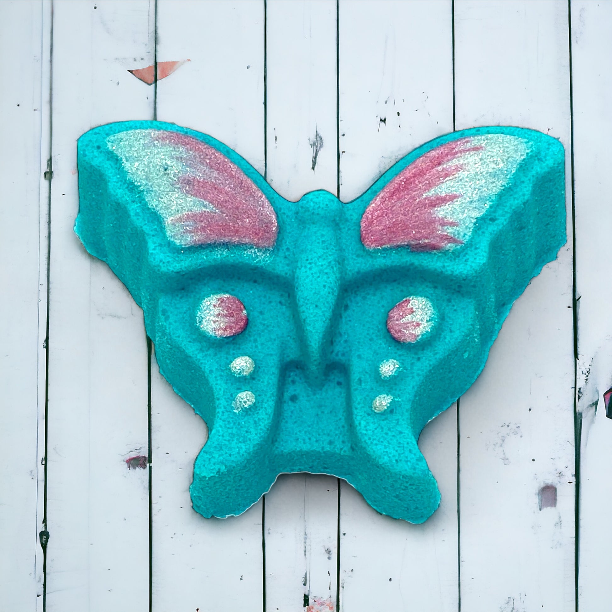 Butterfly Bath Bomb - Teal - Calla Lily Cosmetics + CL kids