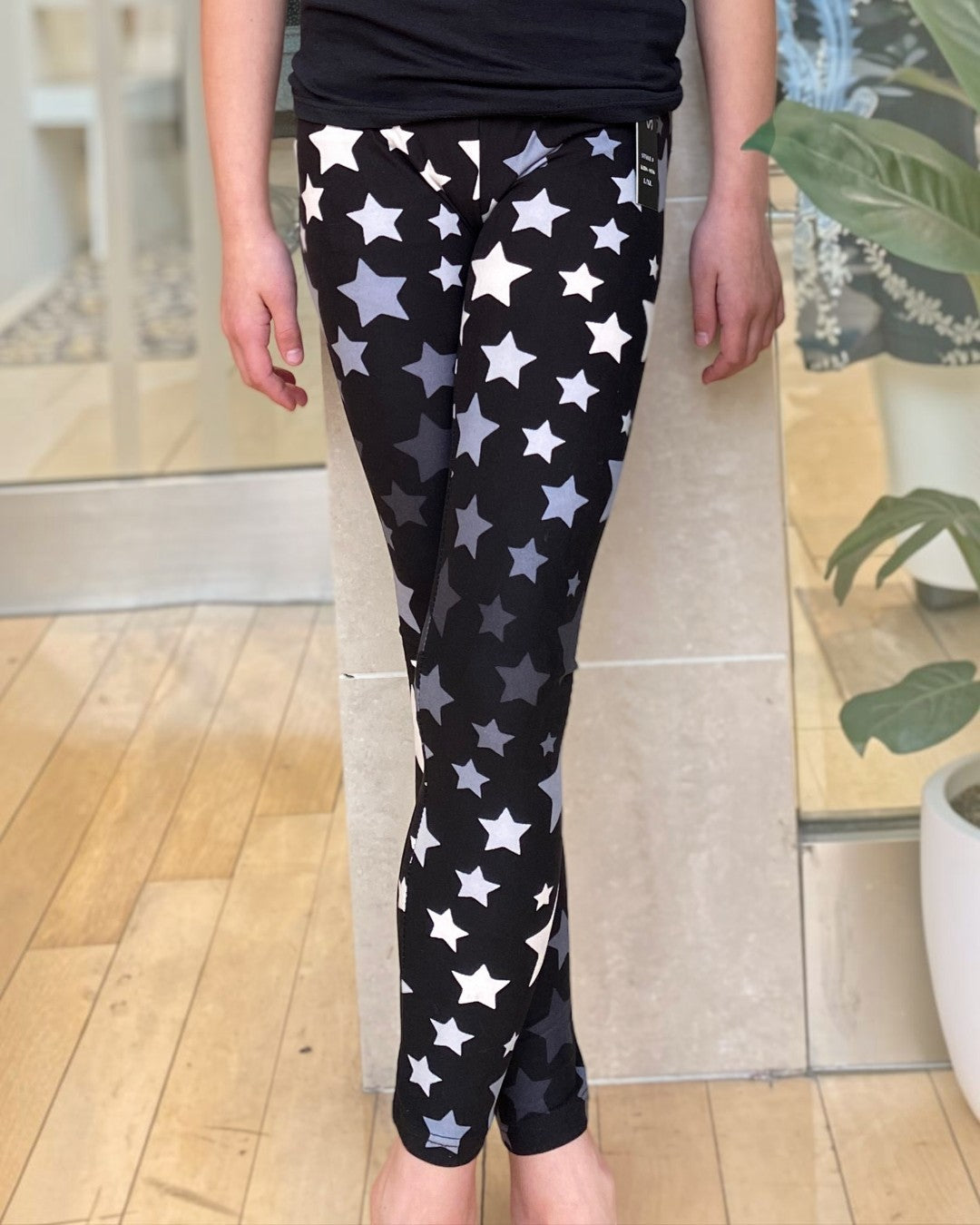 Kids Star Print Leggings - Calla Lily Cosmetics + CL kids