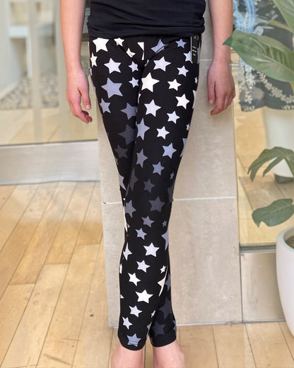 Kids Star Print Leggings - Calla Lily Cosmetics + CL kids