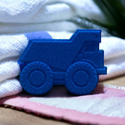 Dump Truck Bath Bomb - Blue - Calla Lily Cosmetics + CL kids