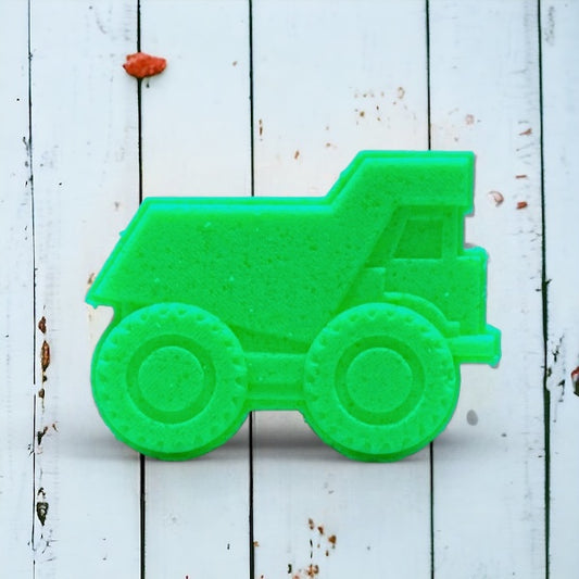 Dump Truck Bath Bomb - Green - Calla Lily Cosmetics + CL kids