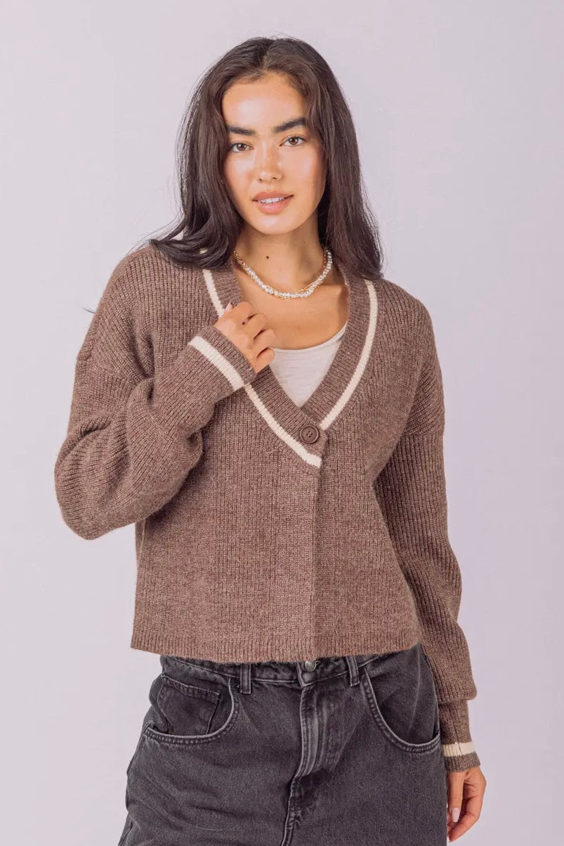 Puff Sleeve Wrapped Sweater