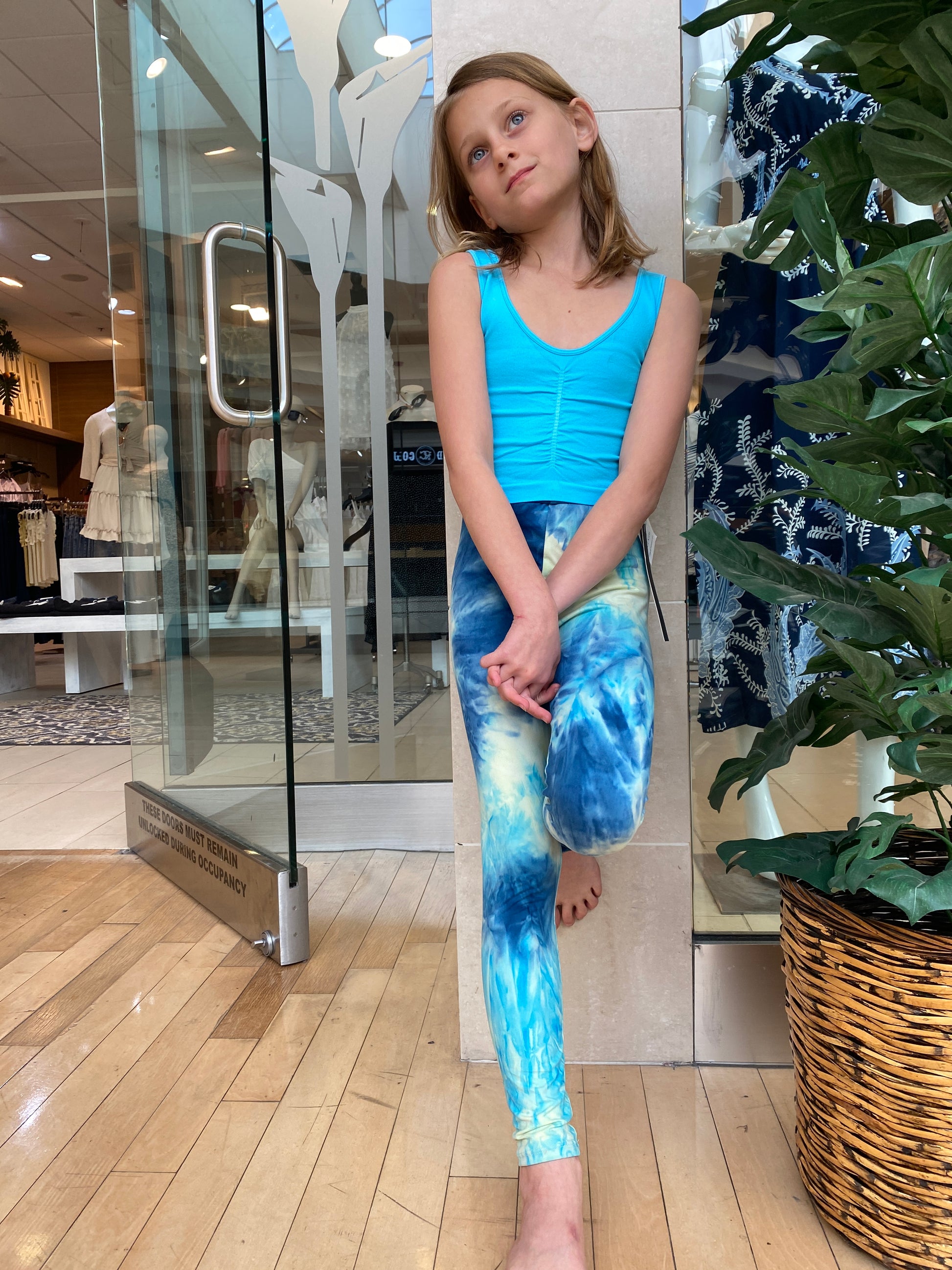 Kids Tie Dye Print Leggings - Calla Lily Cosmetics + CL kids