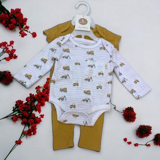 4pcs Baby Construction Jumper Set - Calla Lily Cosmetics + CL kids