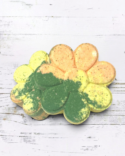 Sunflower Fields Flower Bath Bomb - Calla Lily Cosmetics + CL kids