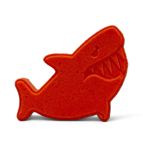 Shark Bath Bomb - Red Orange - Calla Lily Cosmetics + CL kids