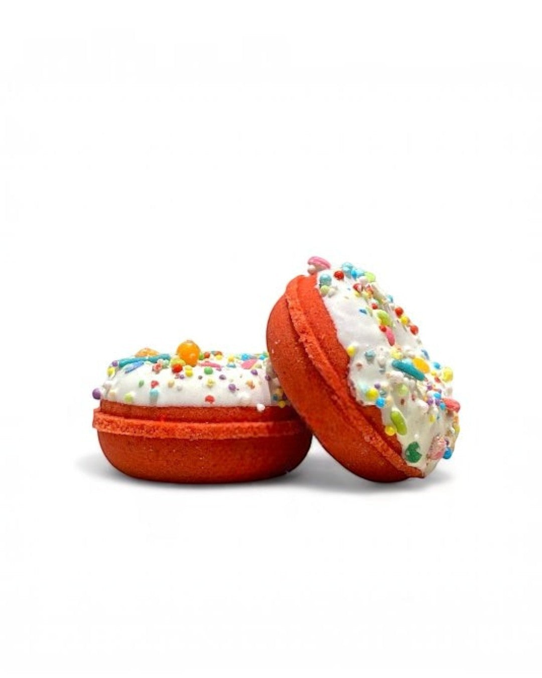 Donut Bath Bomb - Red Orange - Calla Lily Cosmetics + CL kids