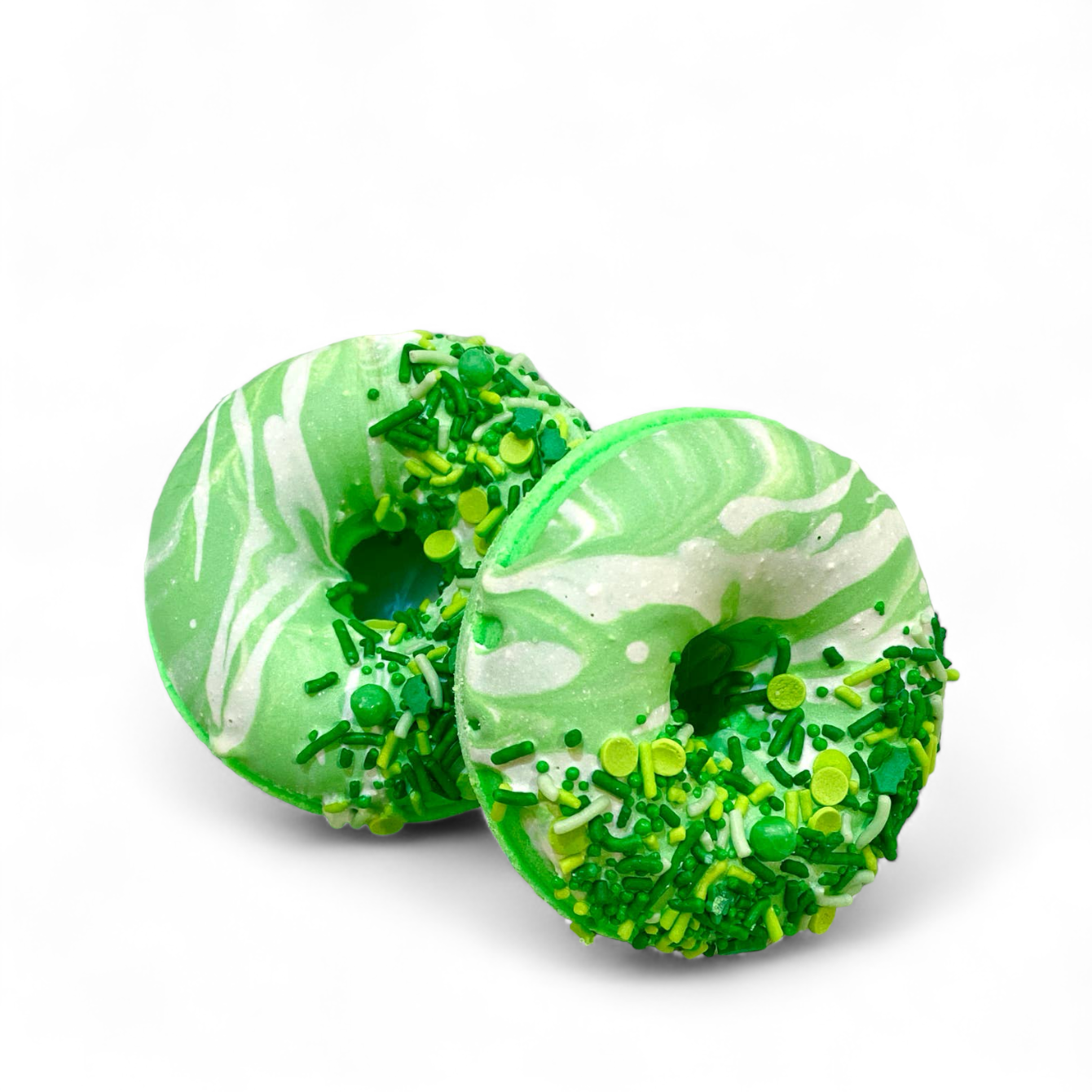 Donut Bath Bomb - Green - Calla Lily Cosmetics + CL kids