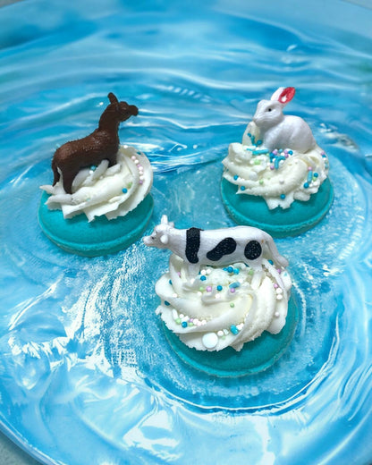 Farm Animal Bubbly Donut Bath Bomb - Calla Lily Cosmetics + CL kids