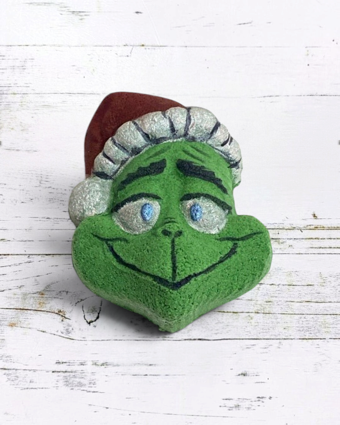 Hand Painted Grinch Bath Bomb