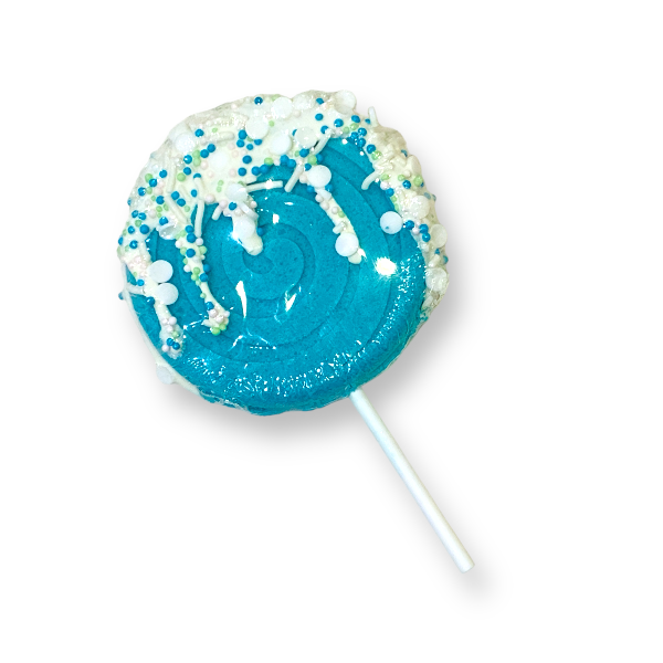 Lollipop Bath Bomb - Teal - Calla Lily Cosmetics + CL kids