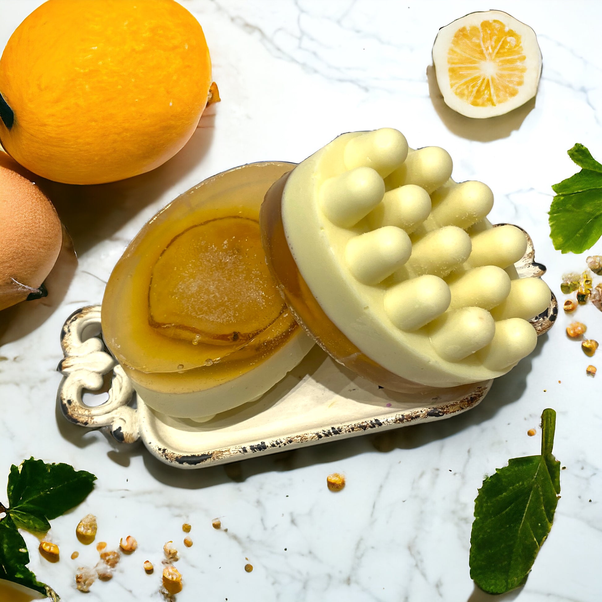 Sugared Lemon Massage Soap - Calla Lily Cosmetics + CL kids