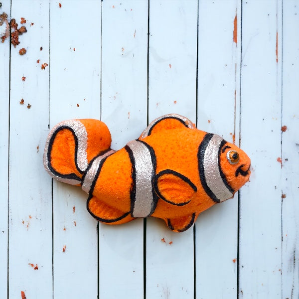 Small Clown Fish Bath Bomb - Orange