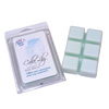 Packaged candle wax melts with a marble background