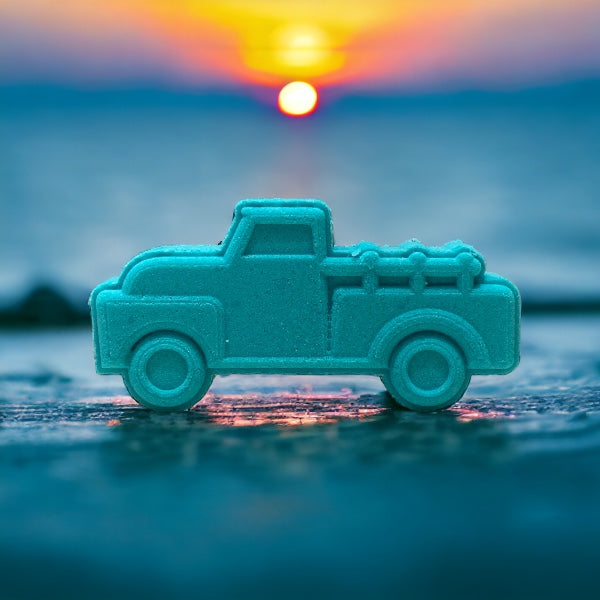 Vintage Truck Bath Bomb - Teal - Calla Lily Cosmetics + CL kids